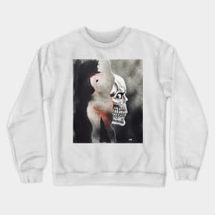 "Lady Death" Illustration Crewneck Sweatshirt